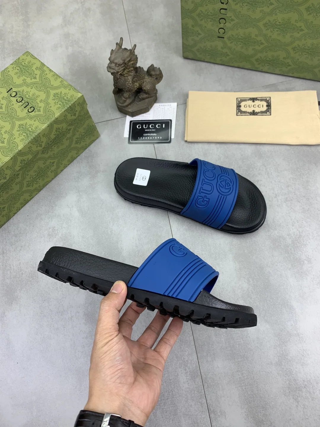 구찌 뱀띠 캐주얼 슬리퍼 상세 이미지 6