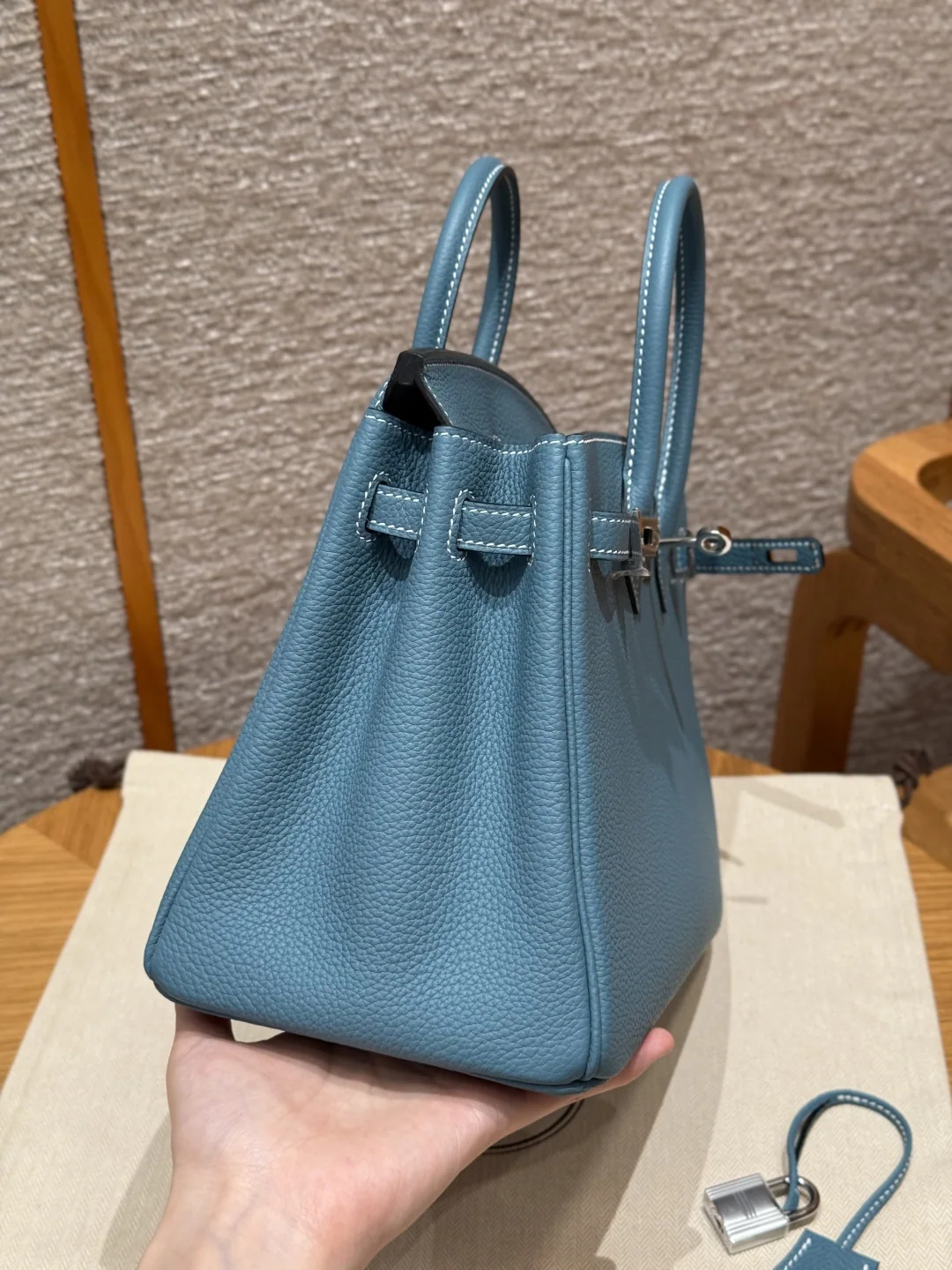 에르메스 버킨 25 토고 가죽 가방 상세 이미지 6
