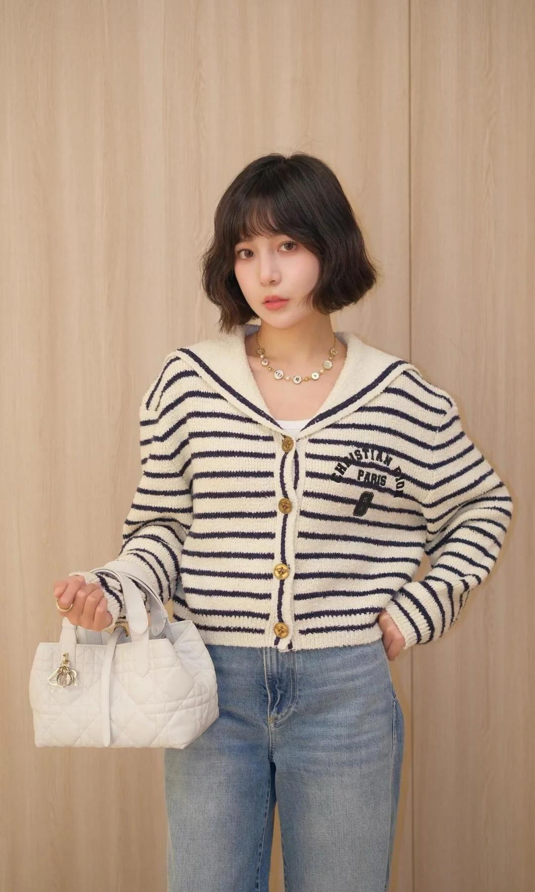 디올 쉘 미니어처 목걸이 상세 이미지 9