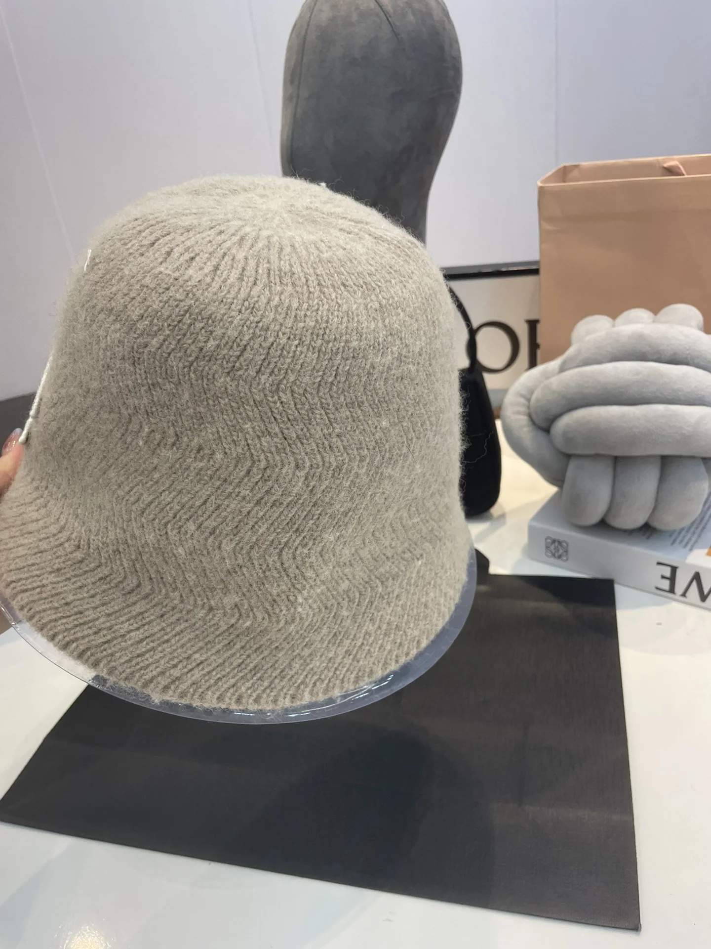 샤넬 울 버킷 햇 모자 상세 이미지 4