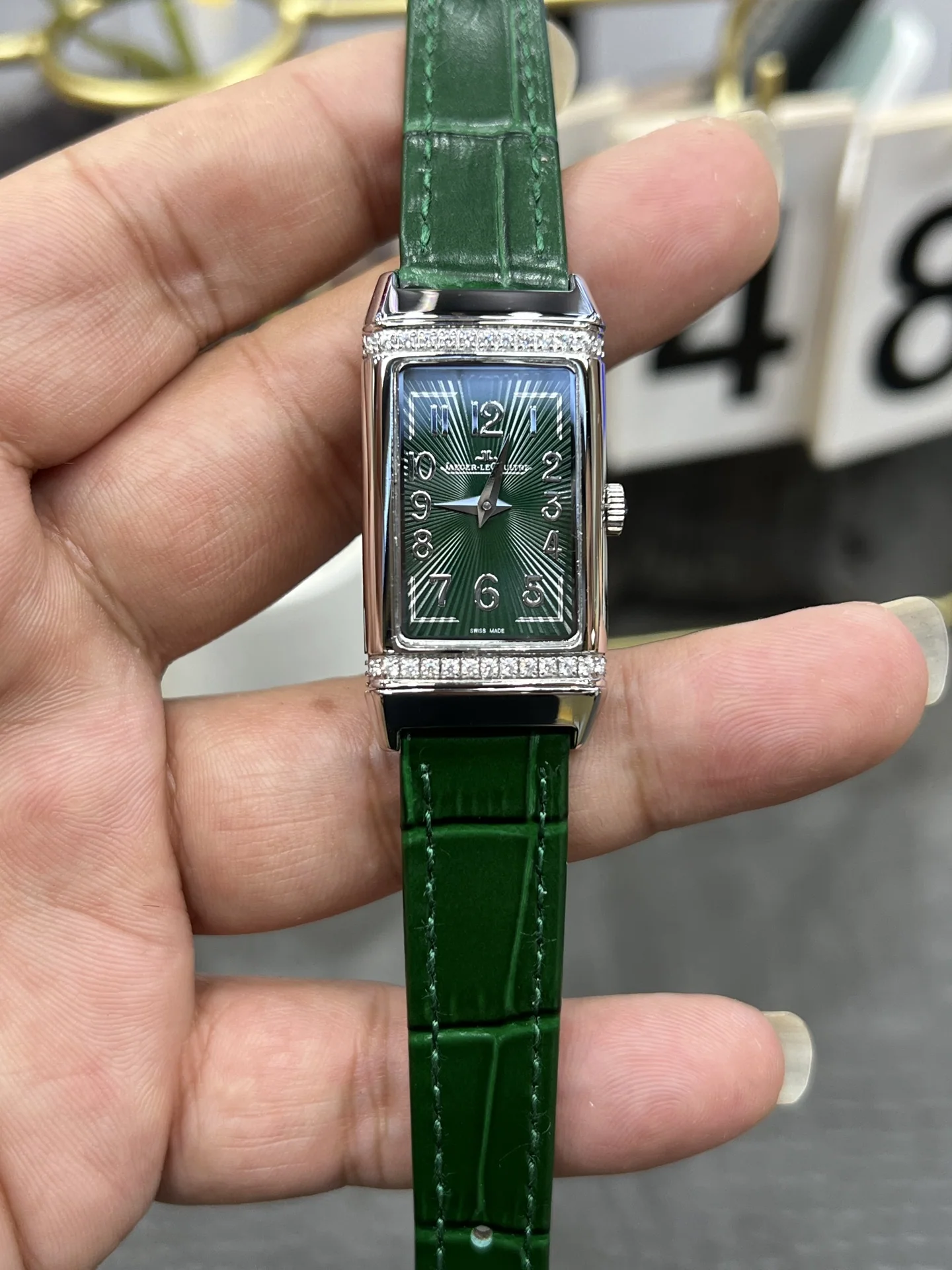 예거 르쿨트르 리베르소 여성용 쿼츠 레플리카 42944 Jaeger LeCoultre