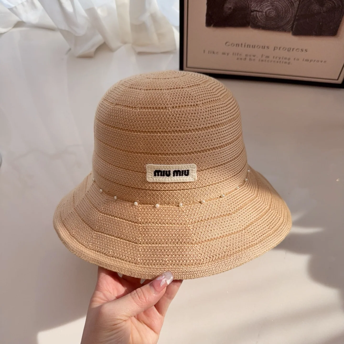 미우미우 모자 81257 Miu Miu Cap 상세 이미지 5