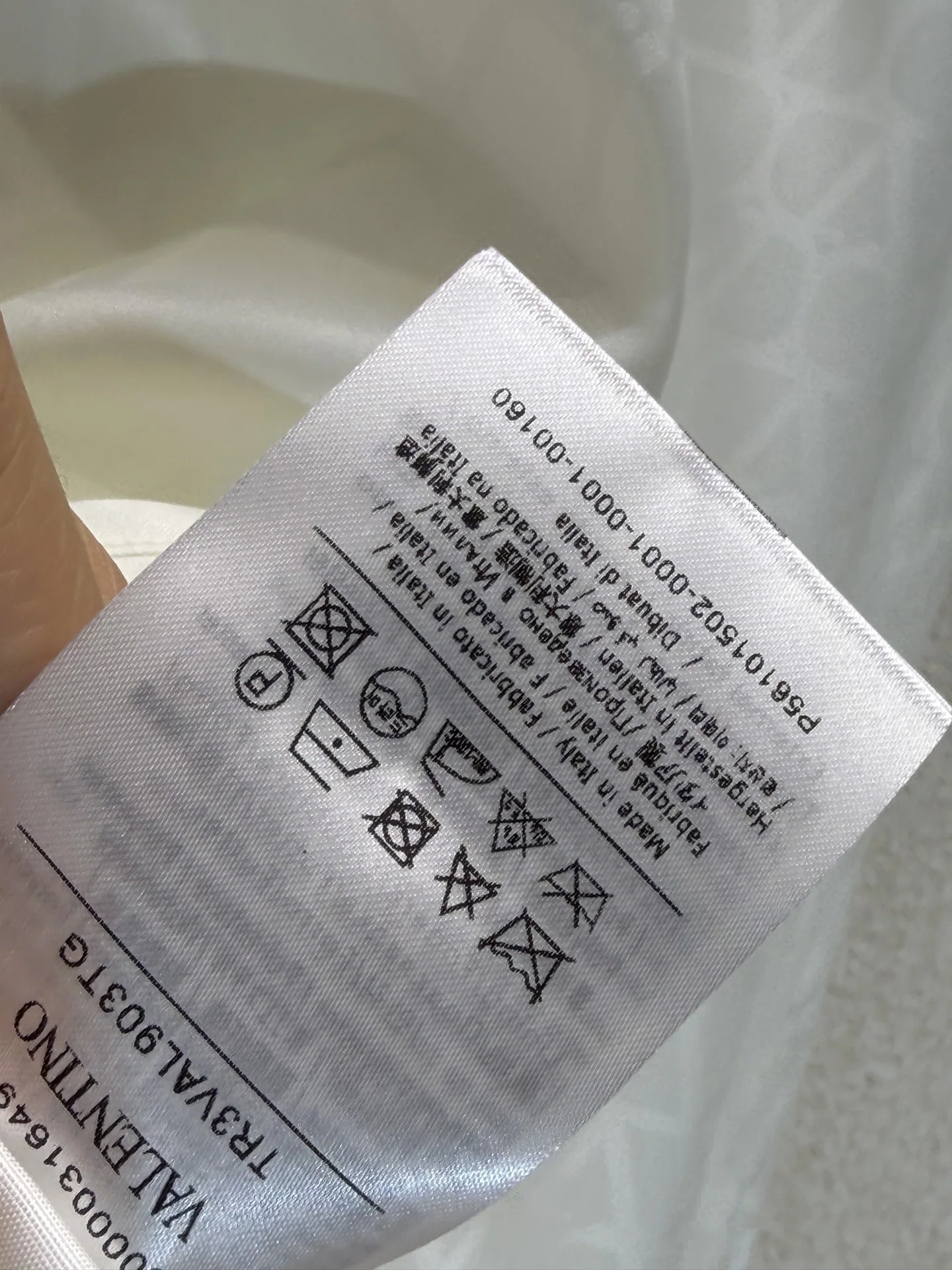 발렌티노 다크 패턴 V넥 셔츠 원피스 상세 이미지 9