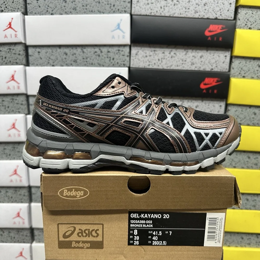 아식스 [KO] 젤 카야노 20 1203A388-002 200447 Asics Gel-Kayano 20 Black Reddish Brown