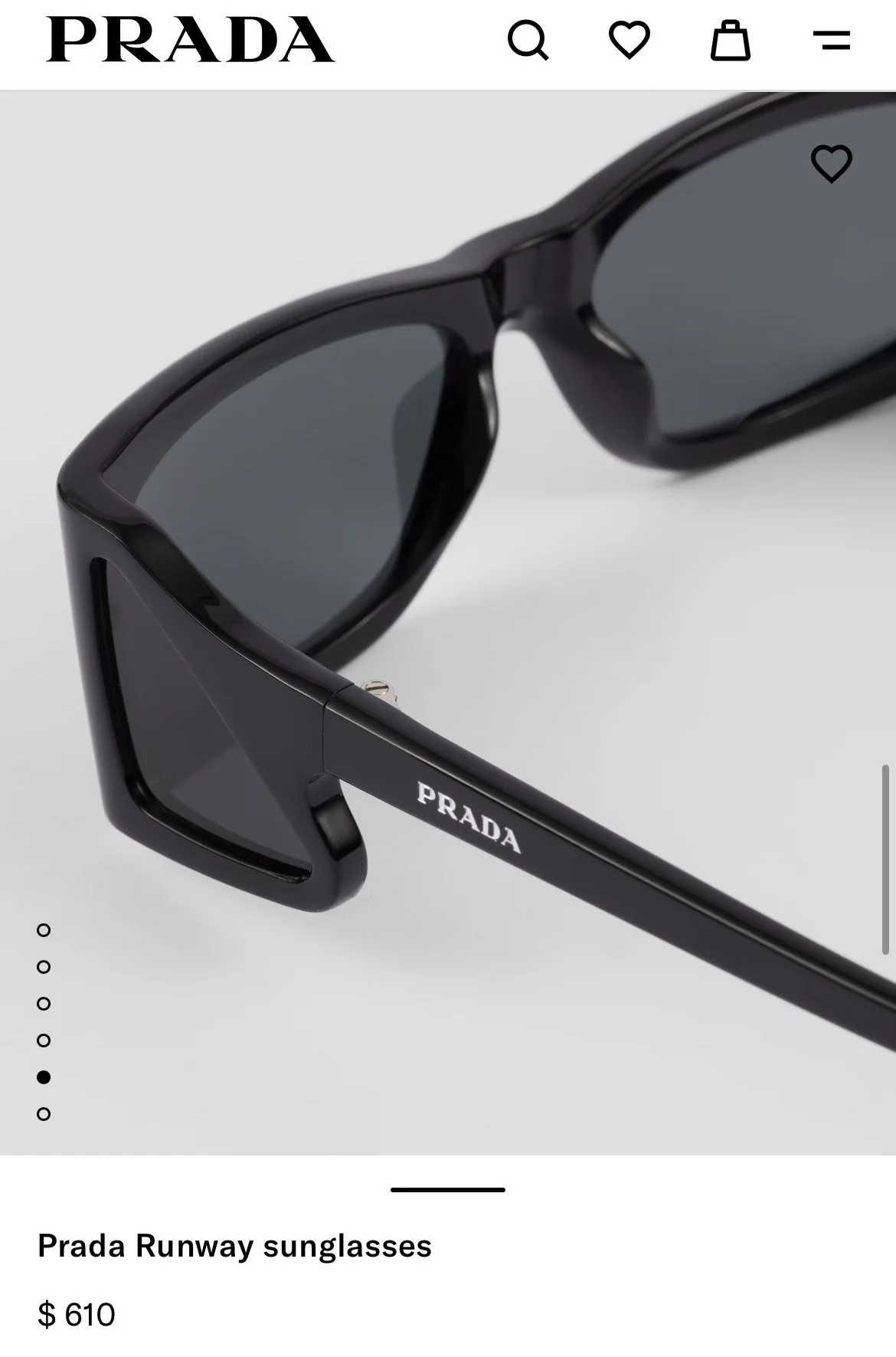 프라다 선글라스 74450 Prada Sunglasses 상세 이미지 3