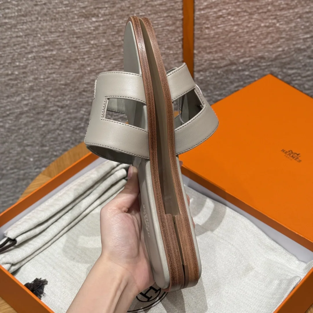 에르메스 오란 램스킨 슬리퍼 상세 이미지 8