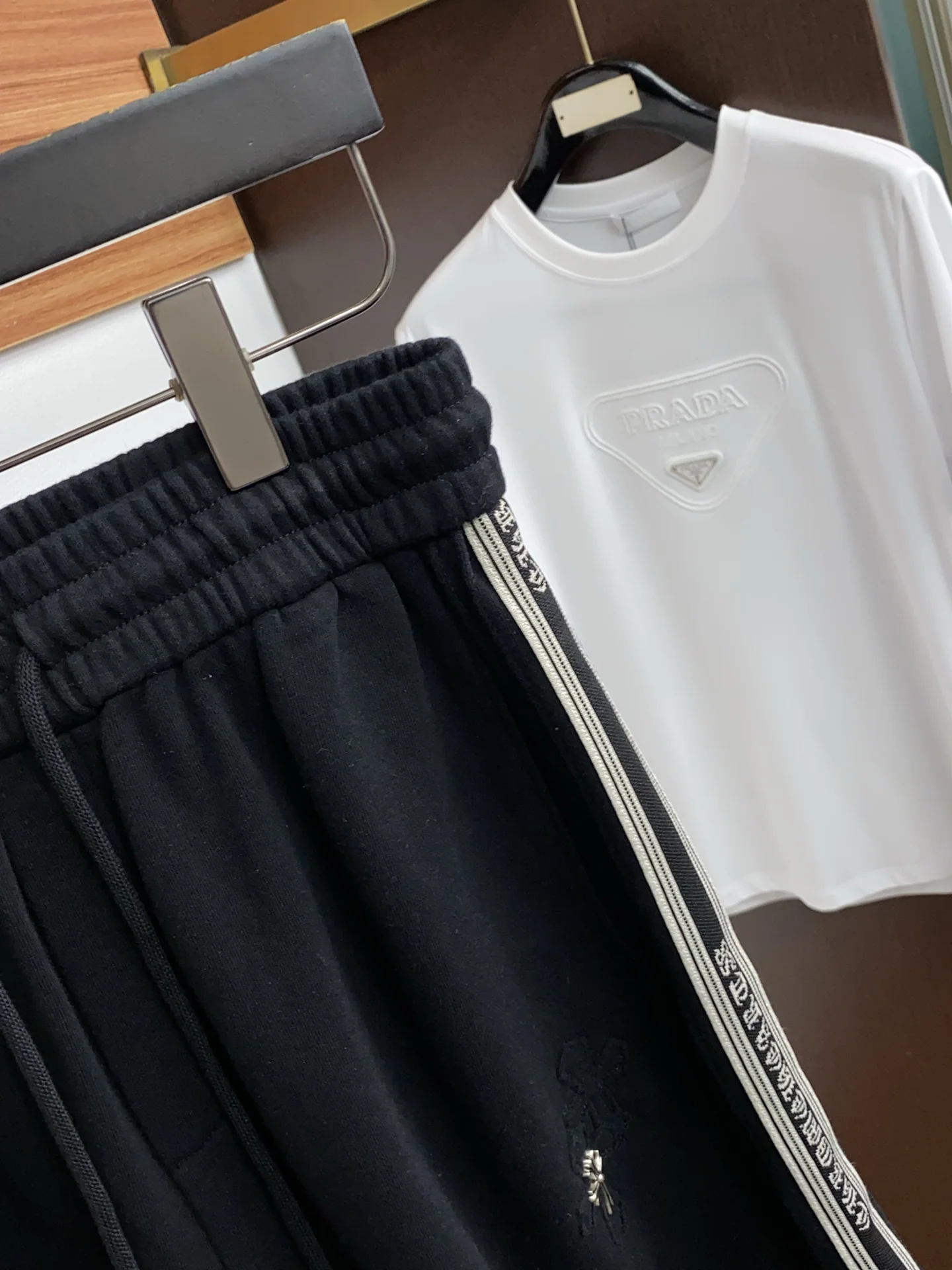 크롬하츠 클래식 테리 코튼 남성 반바지 상세 이미지 3
