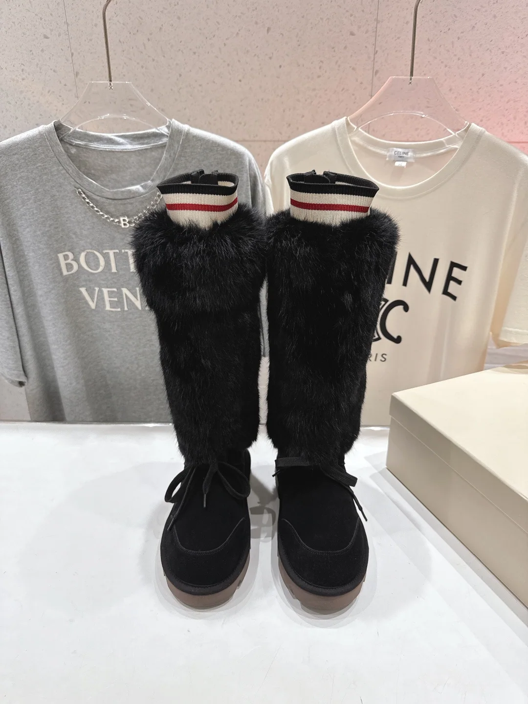 브루넬로쿠치넬리 울 안감 롱 부츠 9737 상세 이미지 1