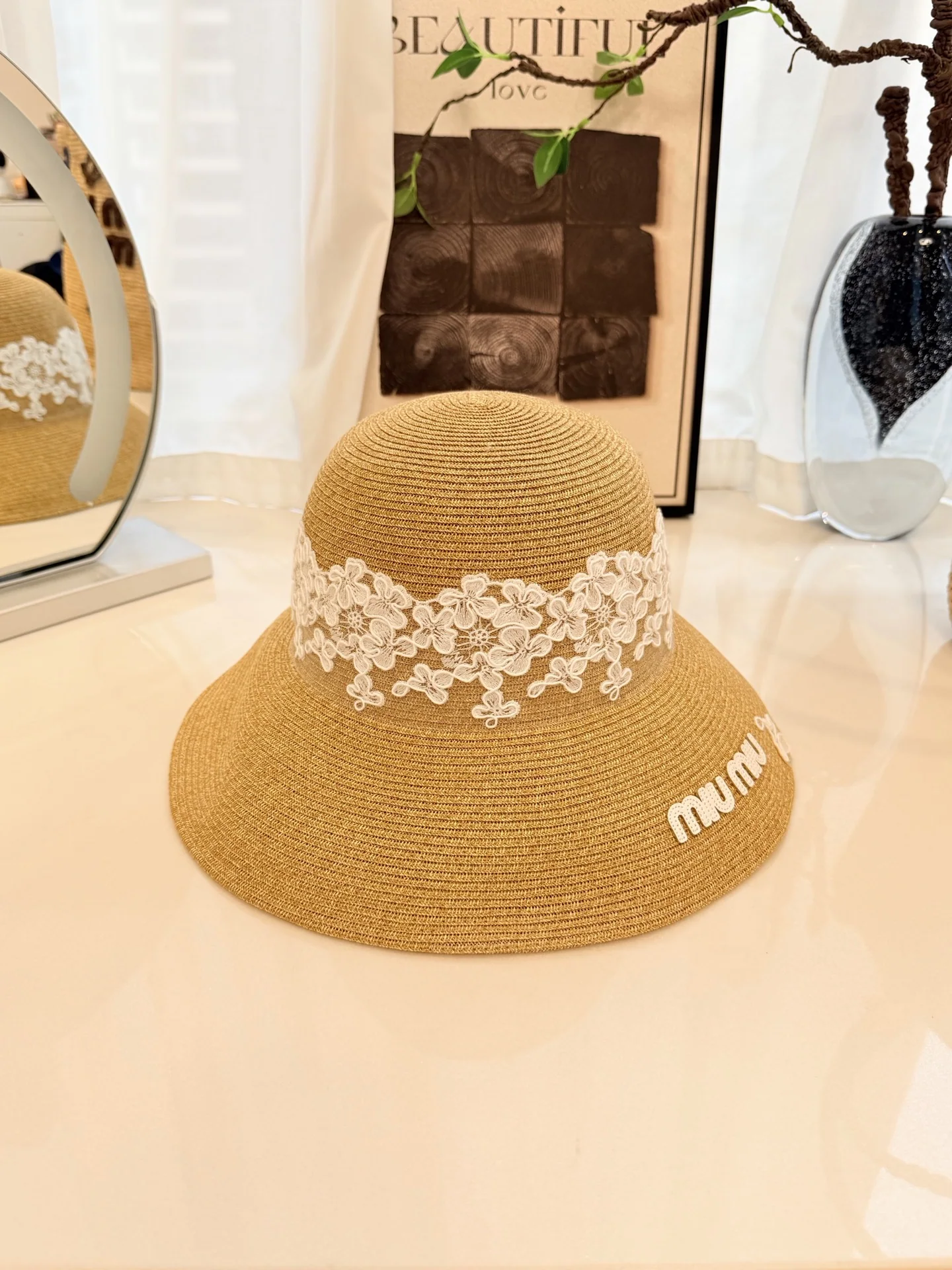 미우미우 모자 80810 Miu Miu Cap 상세 이미지 3