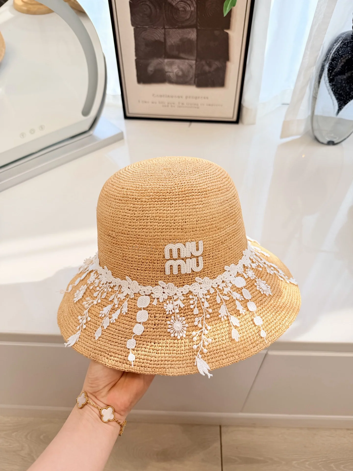 미우미우 모자 80773 Miu Miu Cap 상세 이미지 8