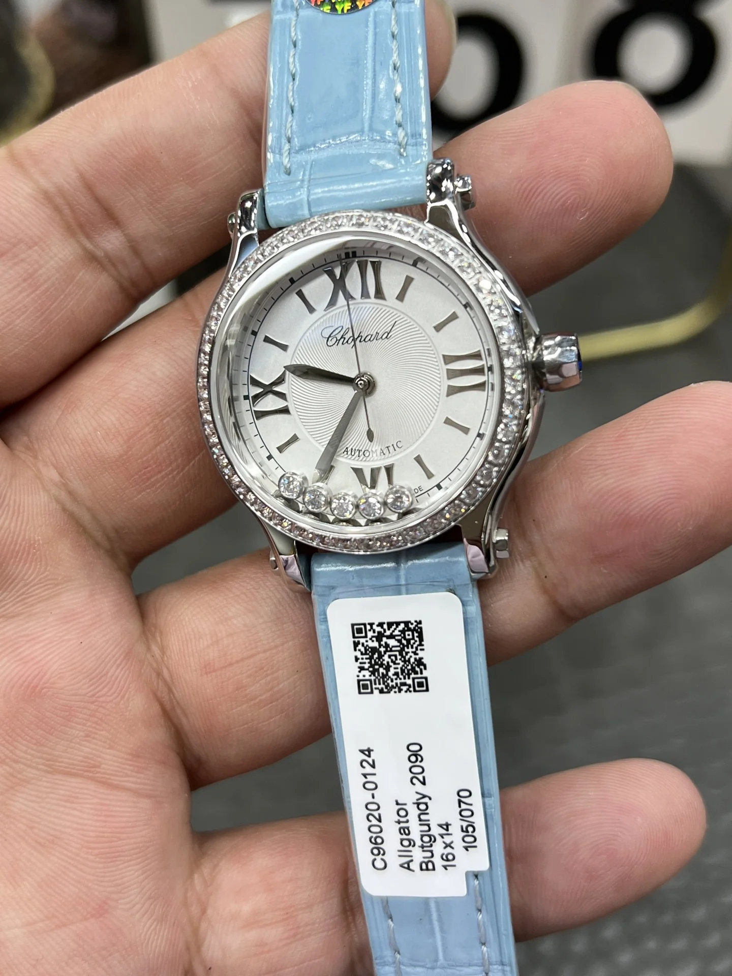 쇼파드 해피 다이아몬드 YF 공장 시걸 2892 오토매틱 여성 시계 레플리카 45065 Chopard 상세 이미지 5