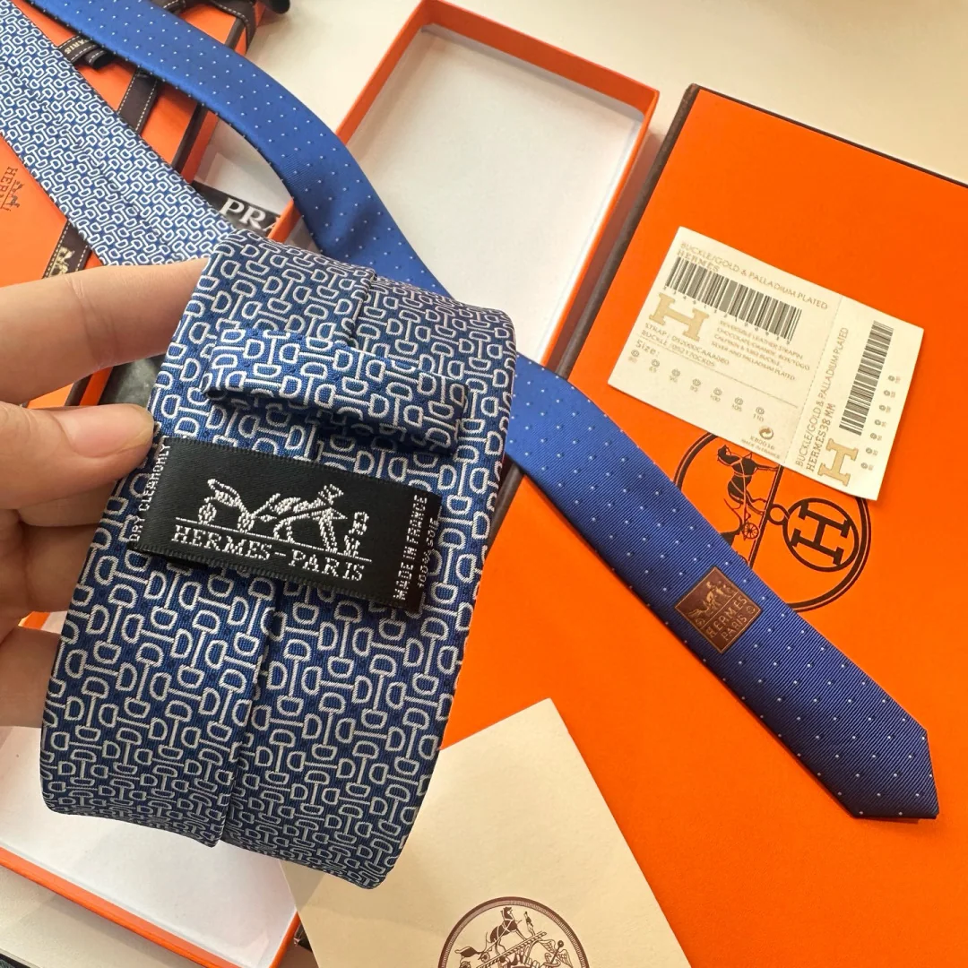 에르메스 실크 넥타이 상세 이미지 5