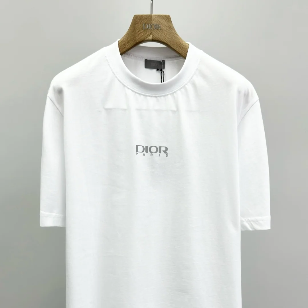 디올 루즈핏 코튼 반팔 티셔츠 상세 이미지 3