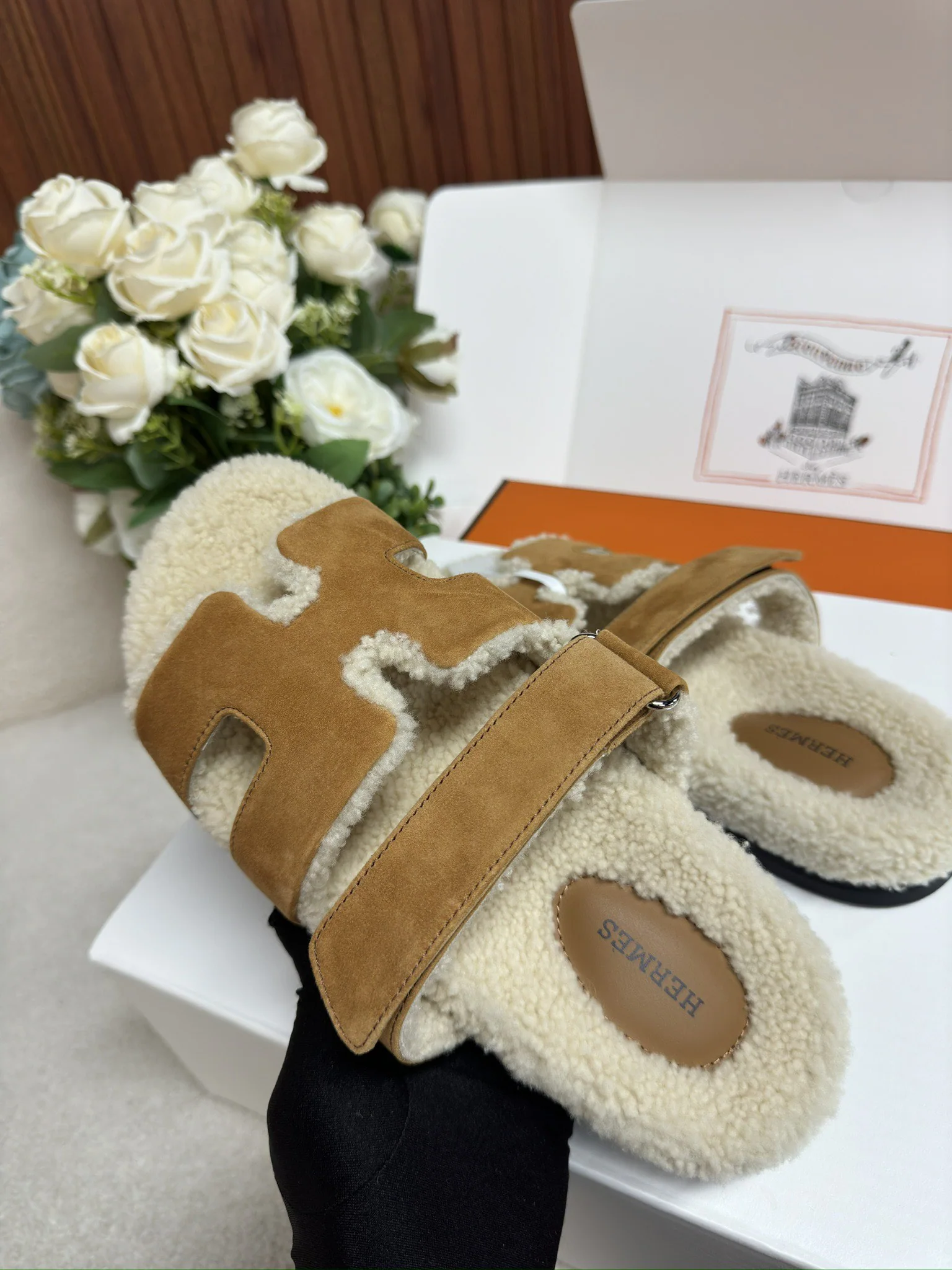 에르메스 롤업 퍼 부티 신발 상세 이미지 9
