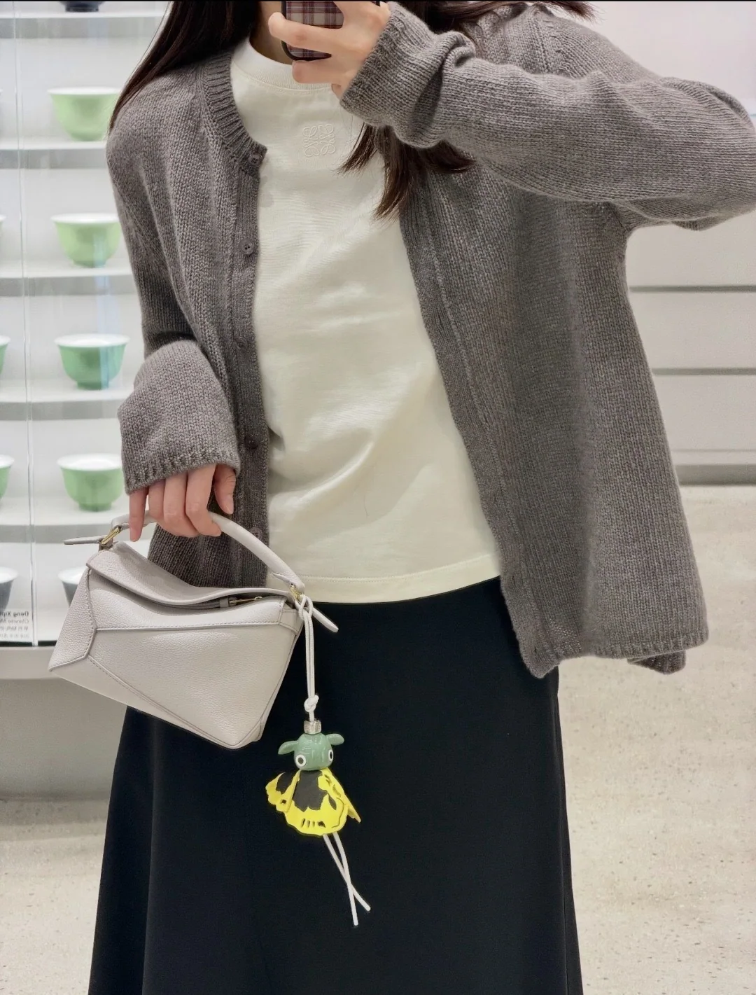 로에베 컬러 블록 래글런 반팔 티셔츠 상세 이미지 6