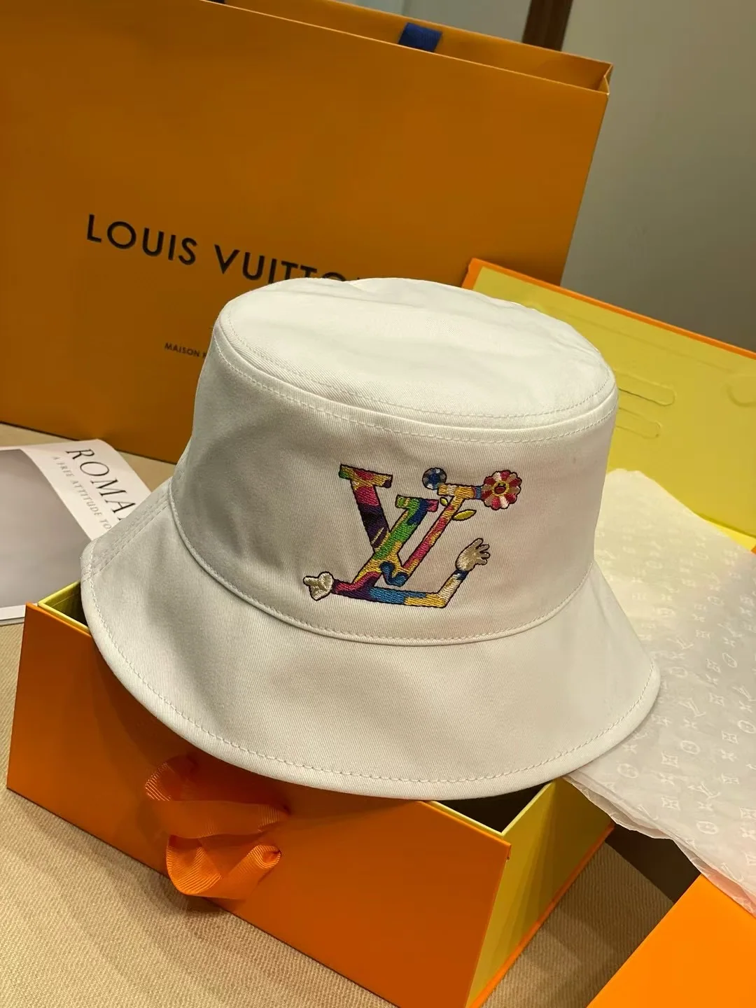 루이비통 트리콜로르 피셔맨 햇 모자 상세 이미지 2