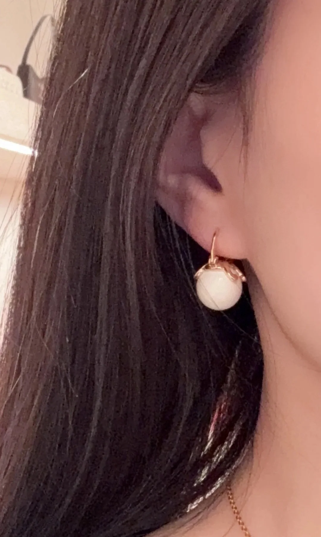 셀린느 캔디 컬러 비즈 링 귀걸이 상세 이미지 4