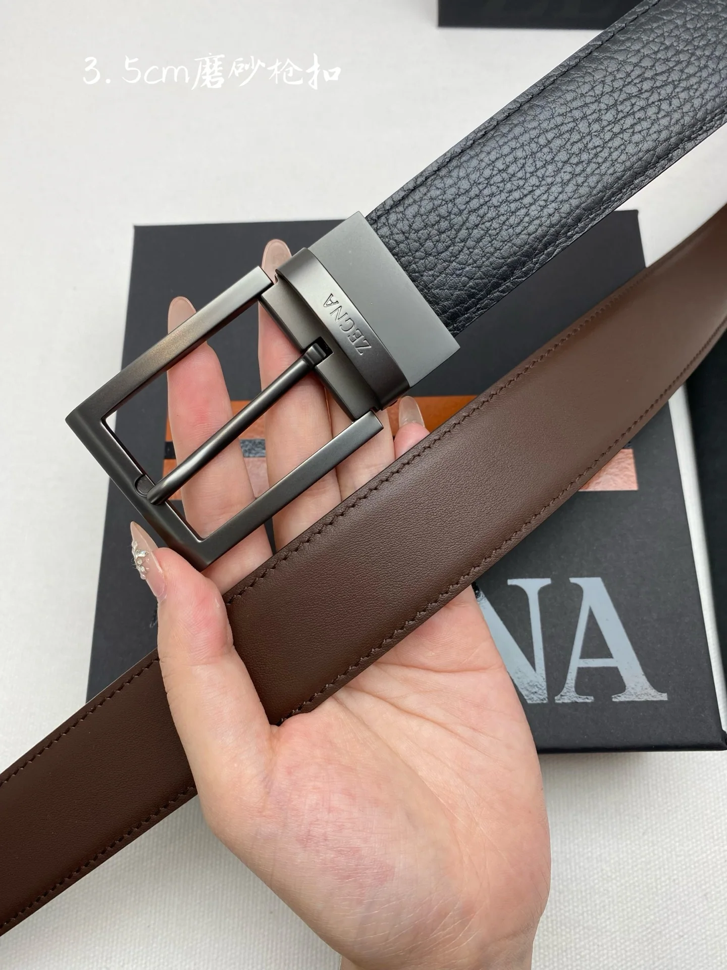 제냐 벨트 59242 Zegna Belt 상세 이미지 5