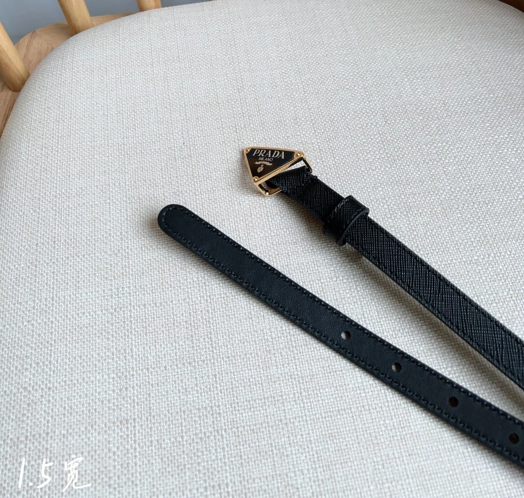프라다 사피아노 가죽 삼각 로고 벨트 상세 이미지 6