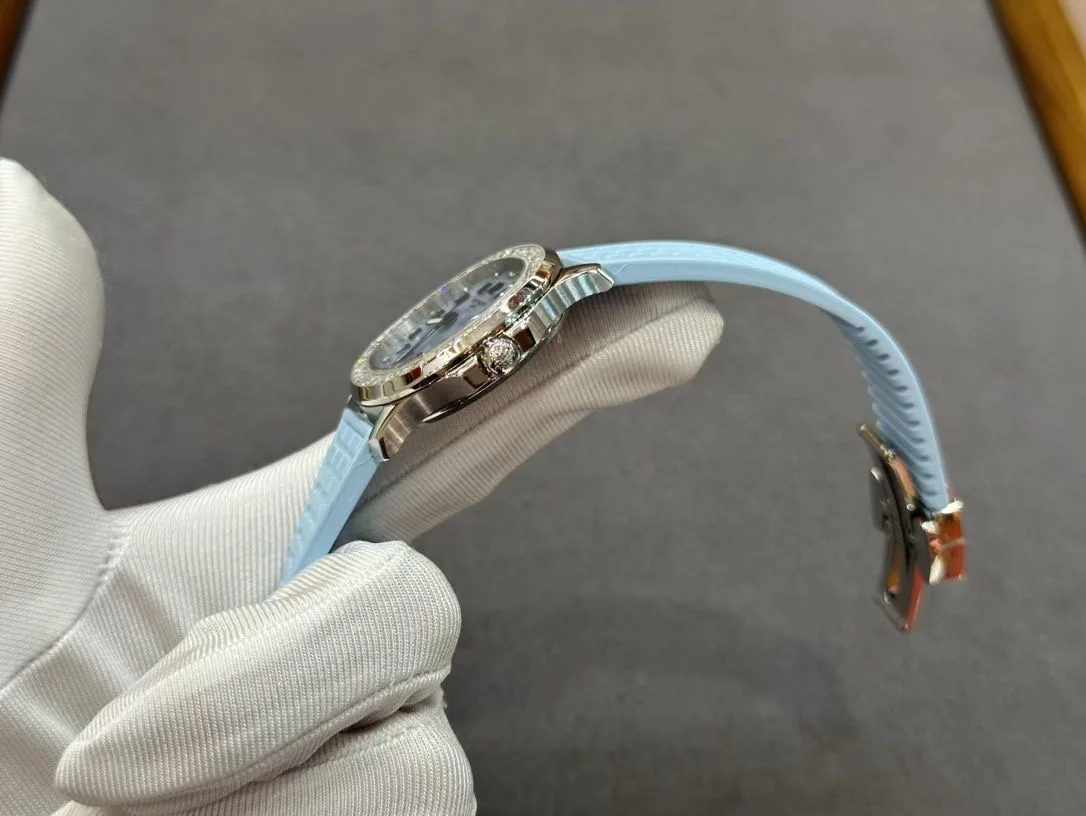 파텍필립 아쿠아넛 다이아 자동 스틸 여성용 JBL 공장 레플리카 44168 Patek Philippe 상세 이미지 5
