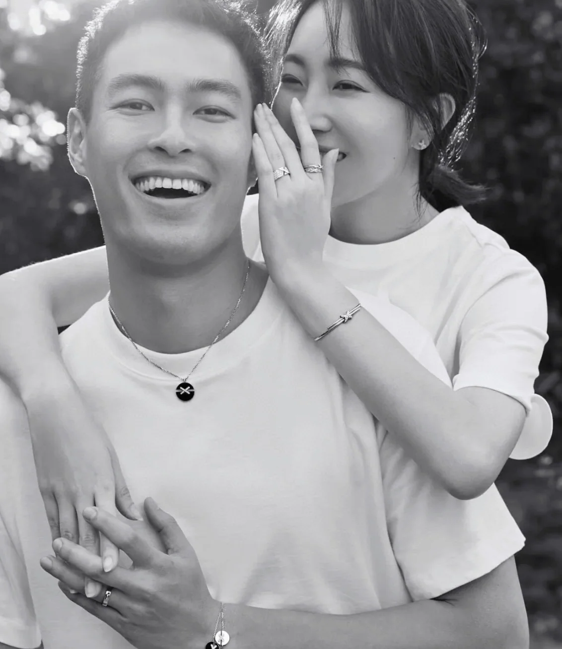 쇼메 생애의 사랑 다이아몬드 X링 반지 상세 이미지 2