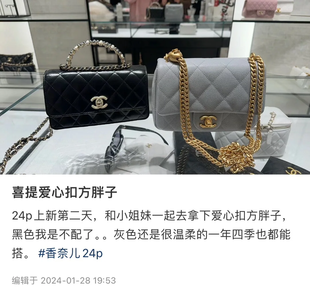 샤넬 중간 크기 가방 상세 이미지 2