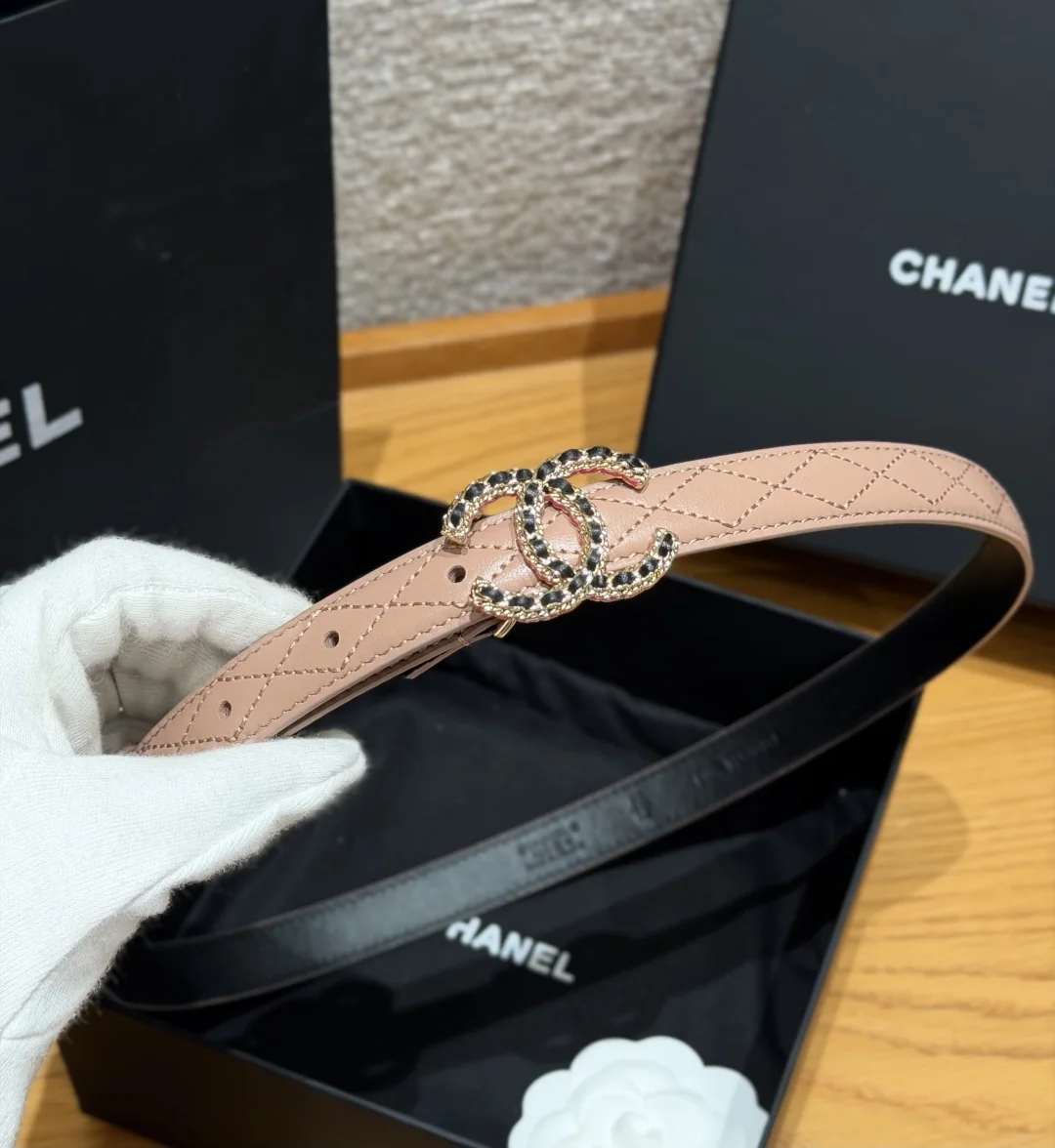 샤넬 퀼팅 램스킨 20mm 벨트 상세 이미지 9