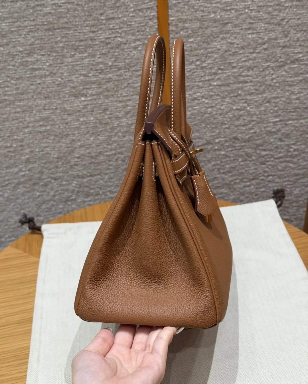 에르메스 버킨 25 토고 가죽 가방 상세 이미지 3