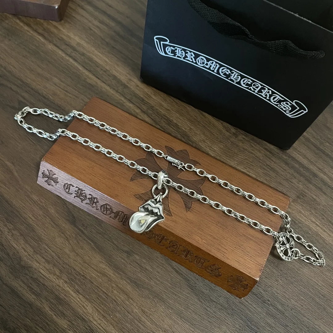 크롬하츠 클래식 레트로 크로스 목걸이 상세 이미지 5