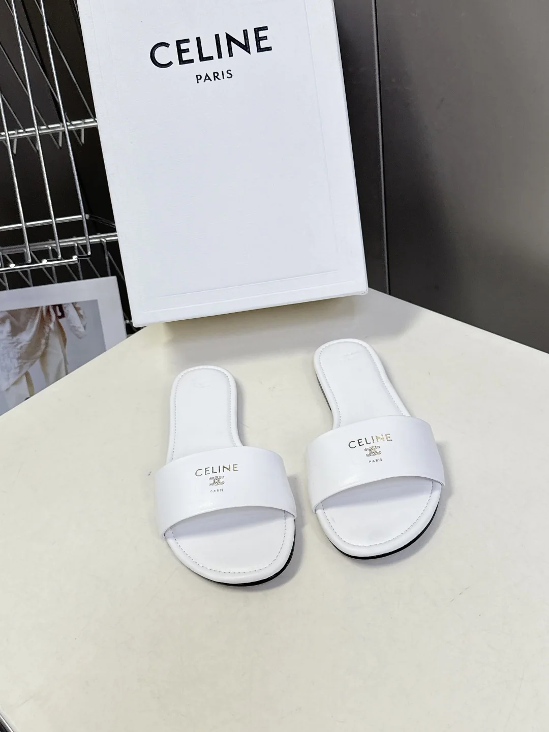 셀린느 빈티지 로마 샌들 상세 이미지 1