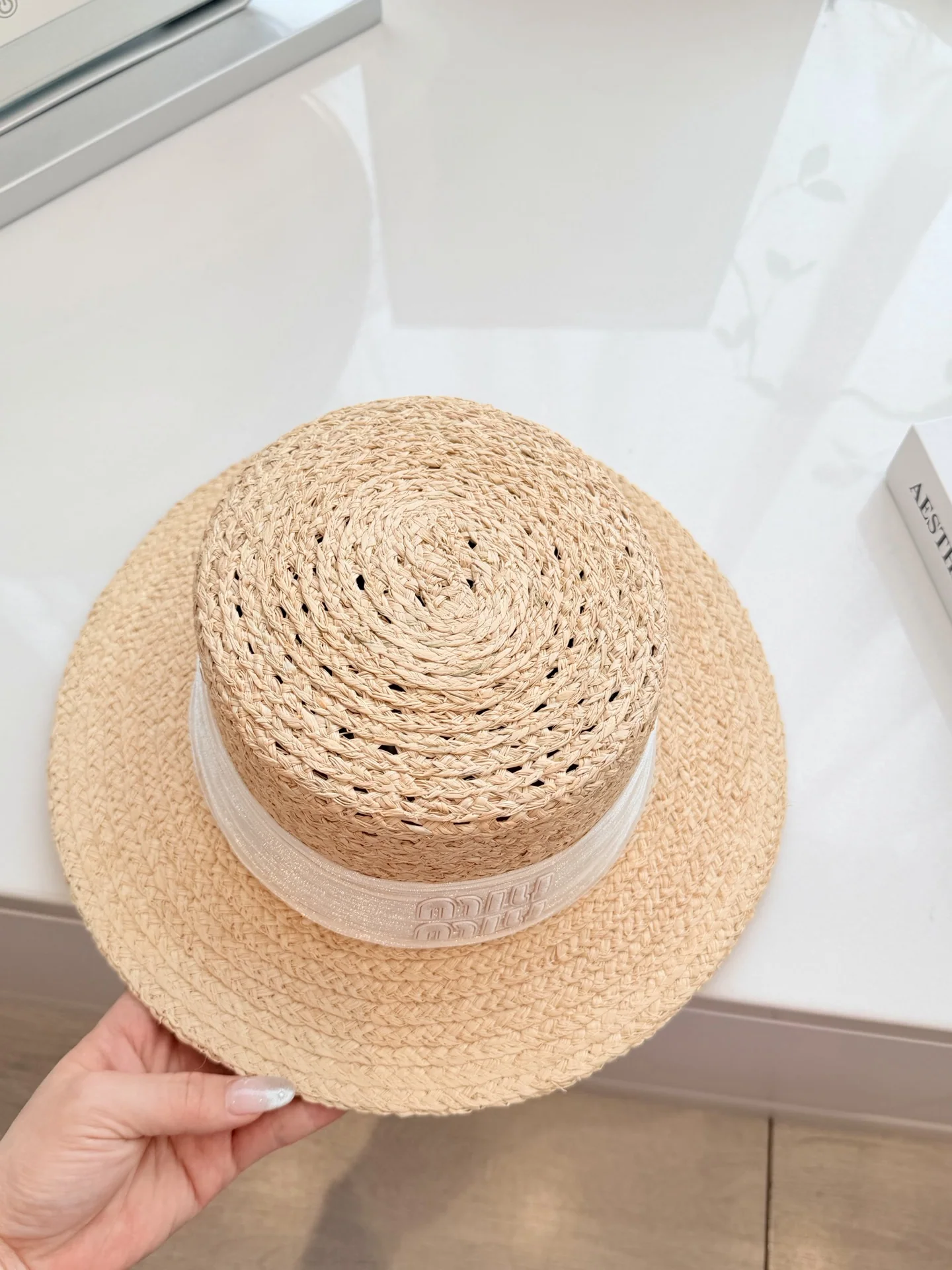 미우미우 모자 80767 Miu Miu Cap 상세 이미지 5