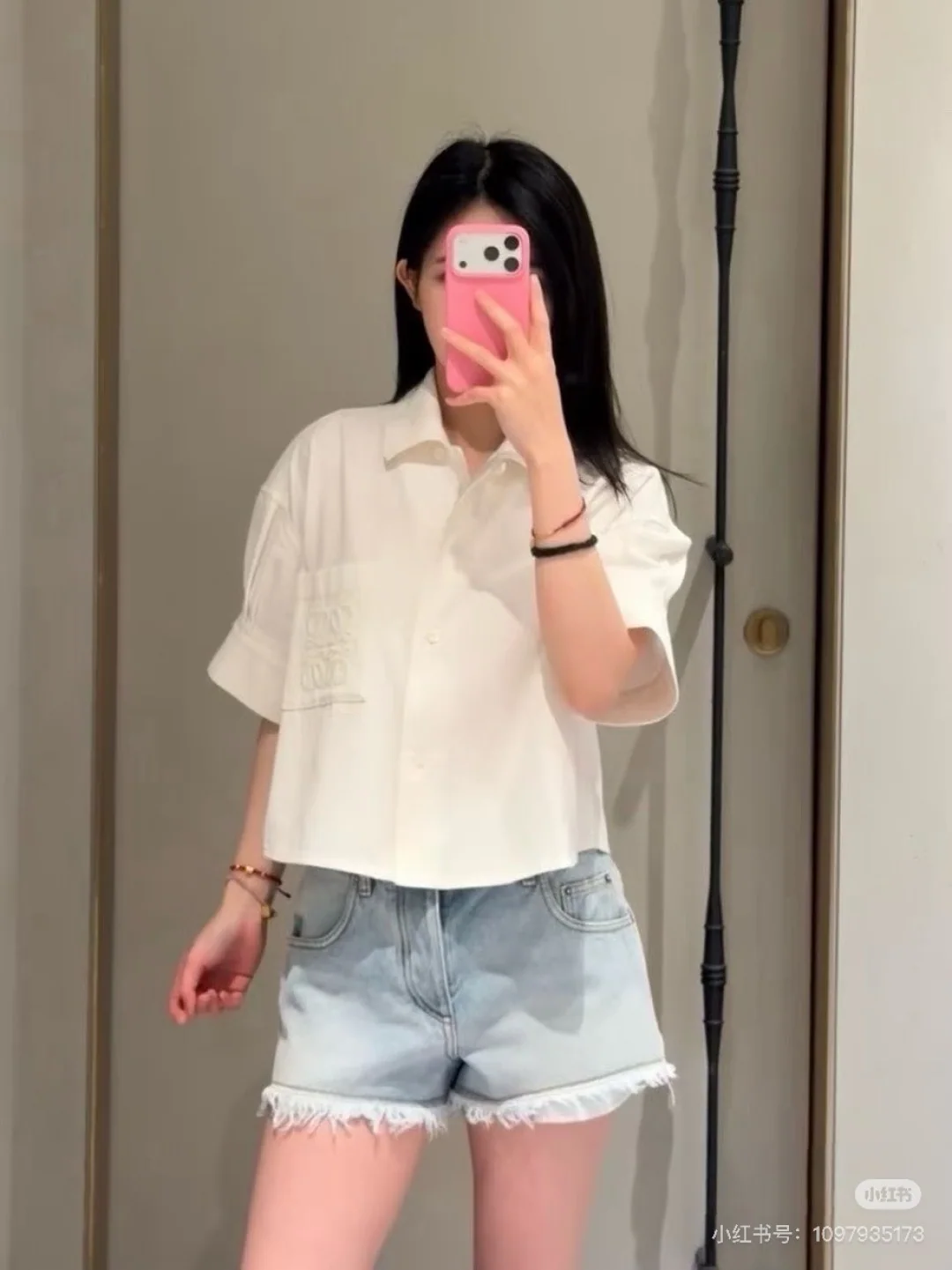 로에베 여성 반팔 티셔츠 151847