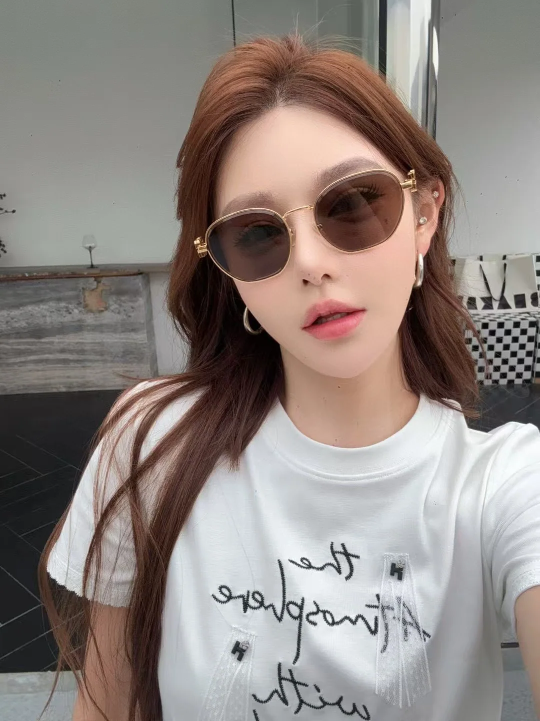 미우미우 MU 56 ZS 선글라스 상세 이미지 8