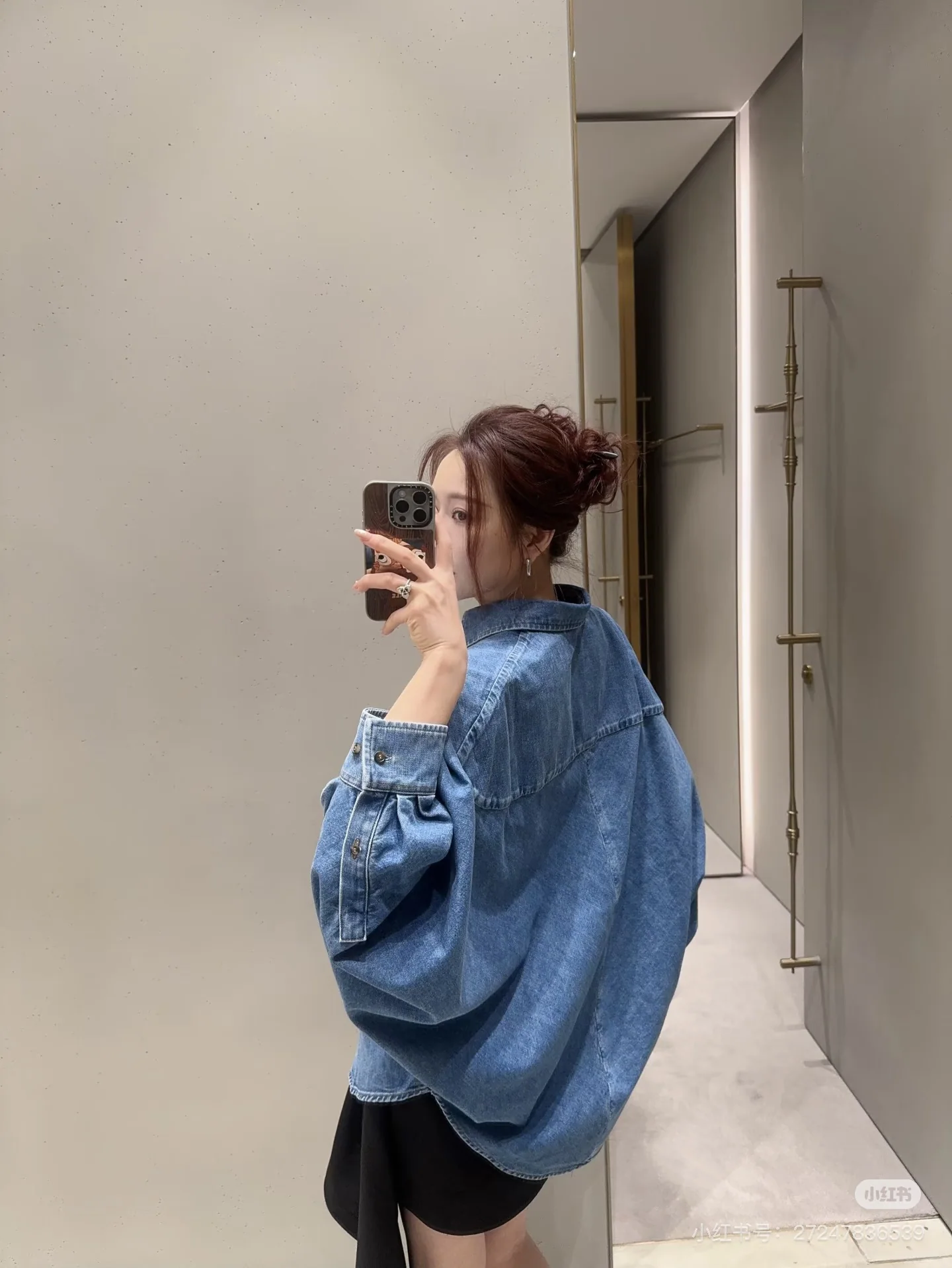 로에베 오버사이즈 데님 셔츠 상세 이미지 7