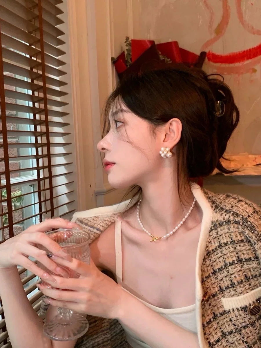 셀린느 컬러 비즈 플라워 귀걸이 상세 이미지 3