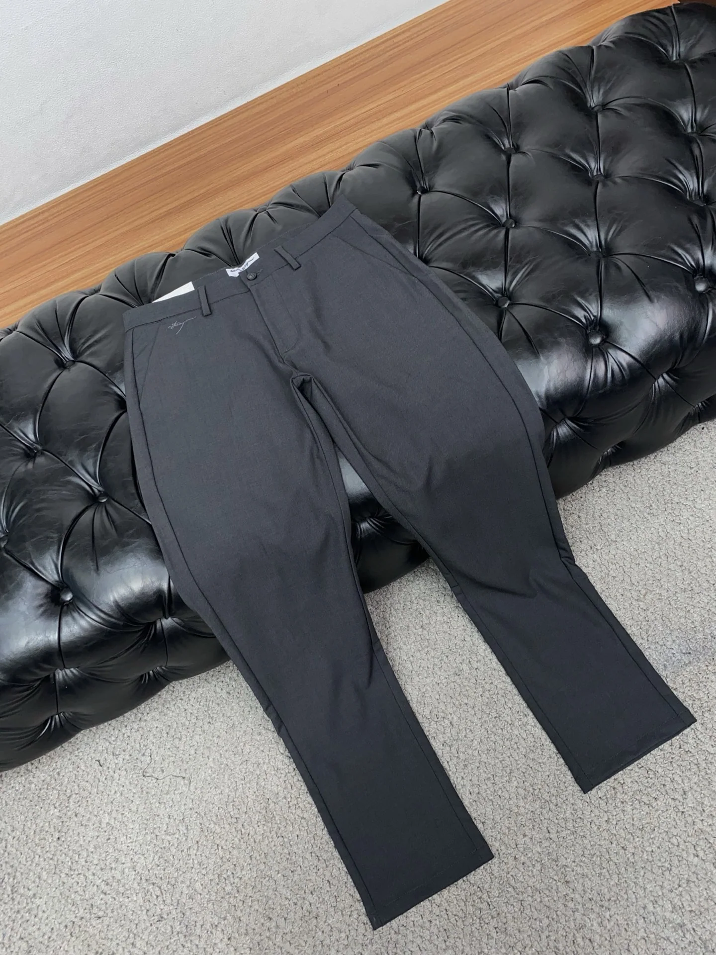 페레가모 남성 린넨 코튼 캐주얼 바지 상세 이미지 6