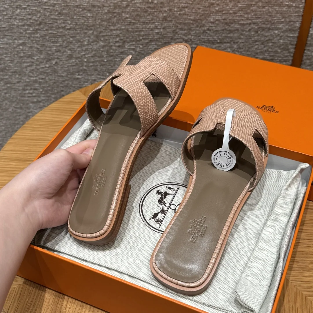 에르메스 오란 도마뱀가죽 샌들 상세 이미지 7