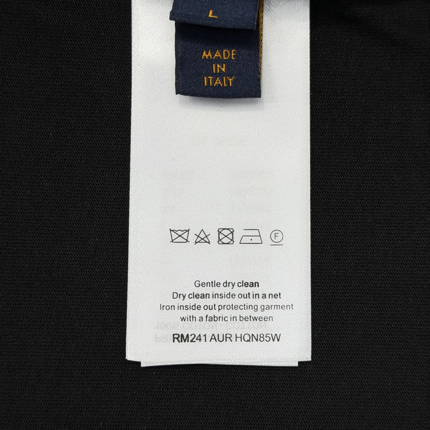 루이비통 자수 크루넥 남성 반팔 티셔츠 상세 이미지 9