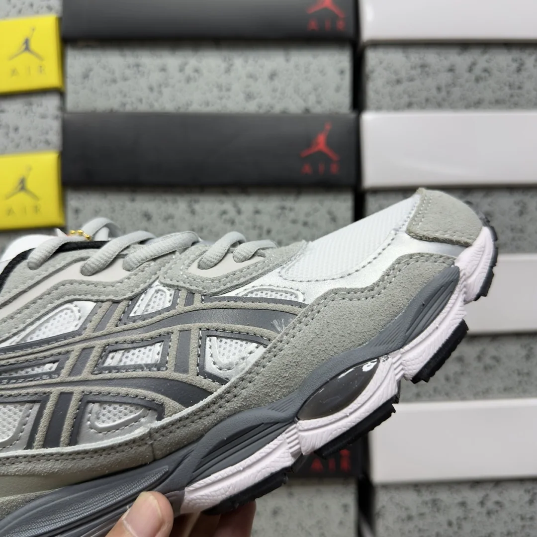 아식스 [WZ] 젤 NYC 1201A789-102 200470 Asics Gel-NYC White Steel Grey 상세 이미지 3