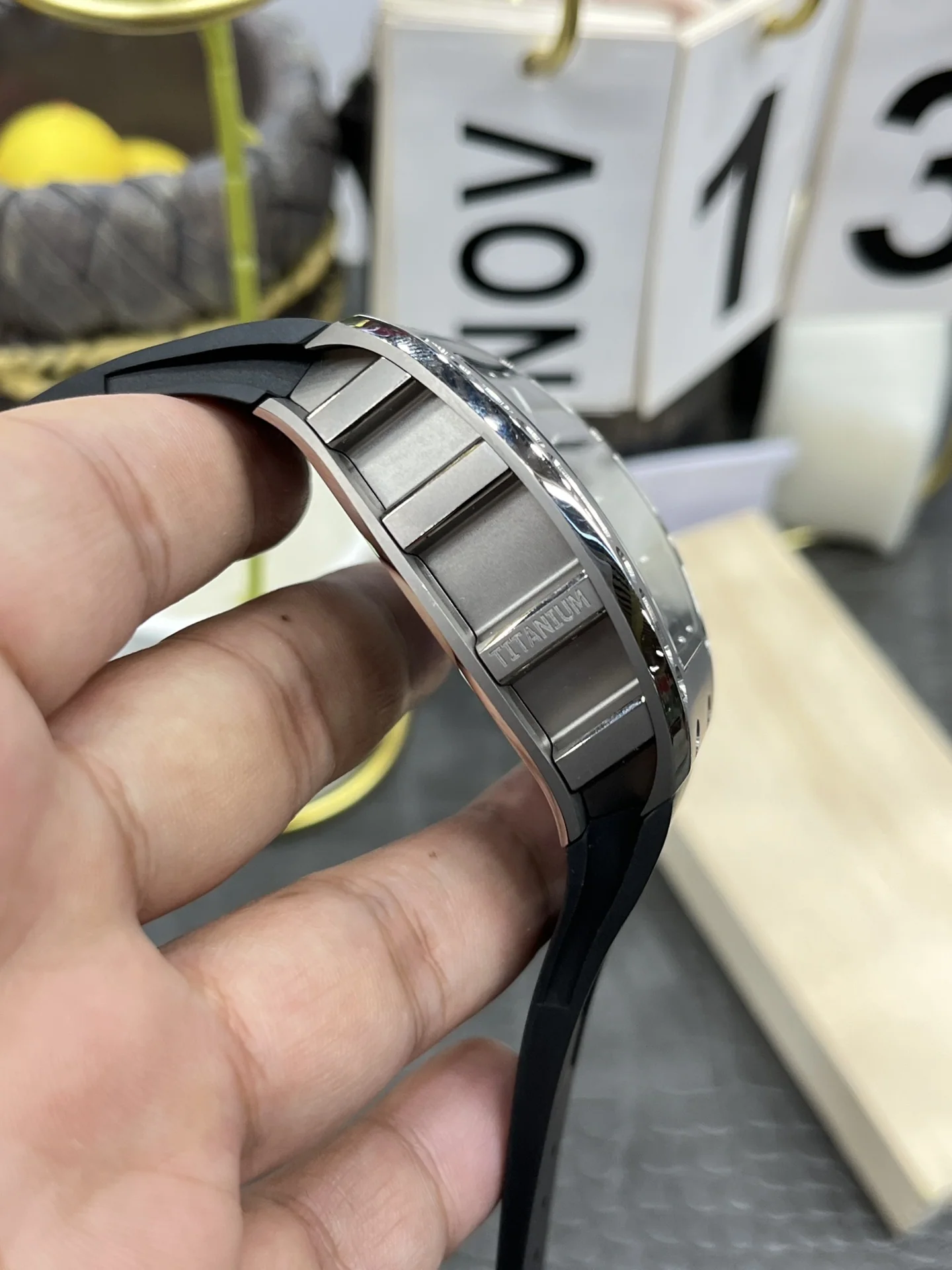 리차드밀 RM052 스컬 투르비용 오토매틱 남성 시계 레플리카 44880 Richard Mille 상세 이미지 6