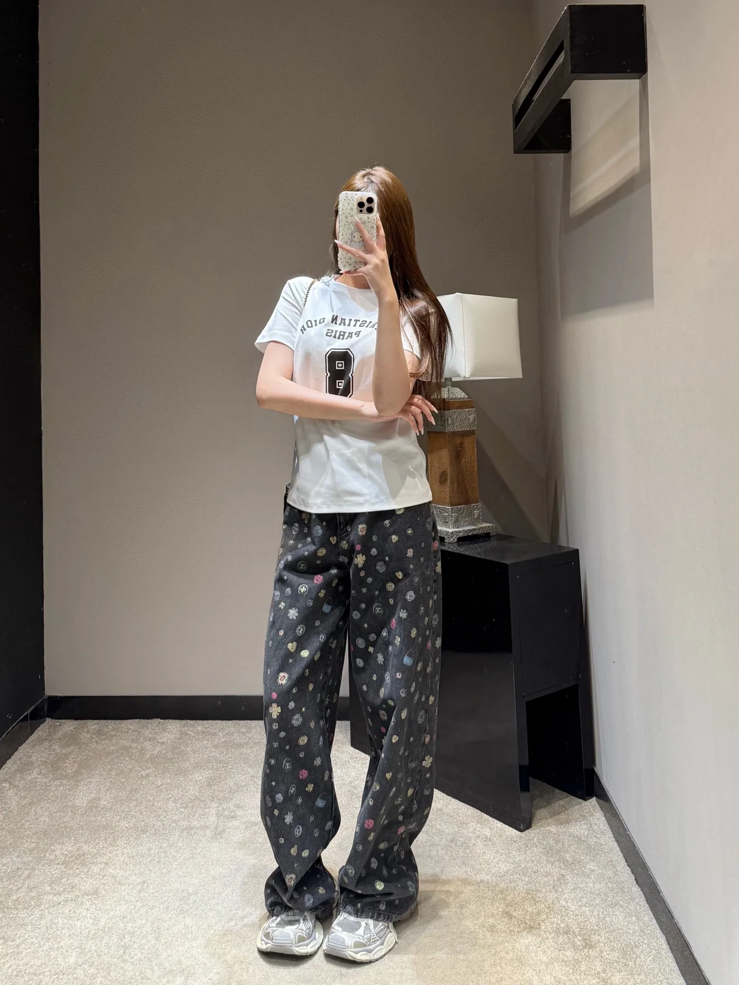 디올 여성 라운드넥 반팔 티셔츠 상세 이미지 4