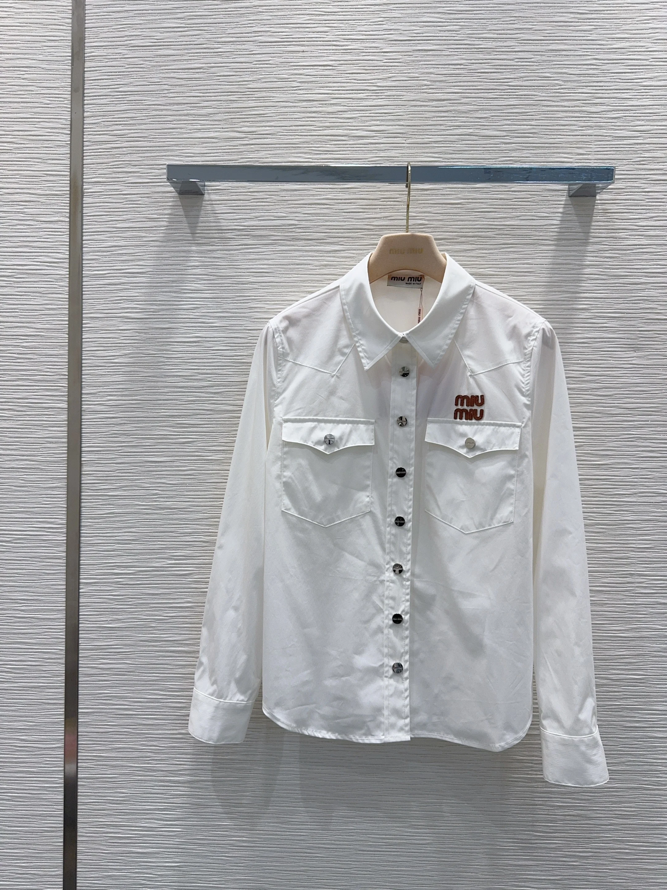 미우미우 2026 SS 여성 셔츠 97195 Miu Miu Shirt 상세 이미지 10