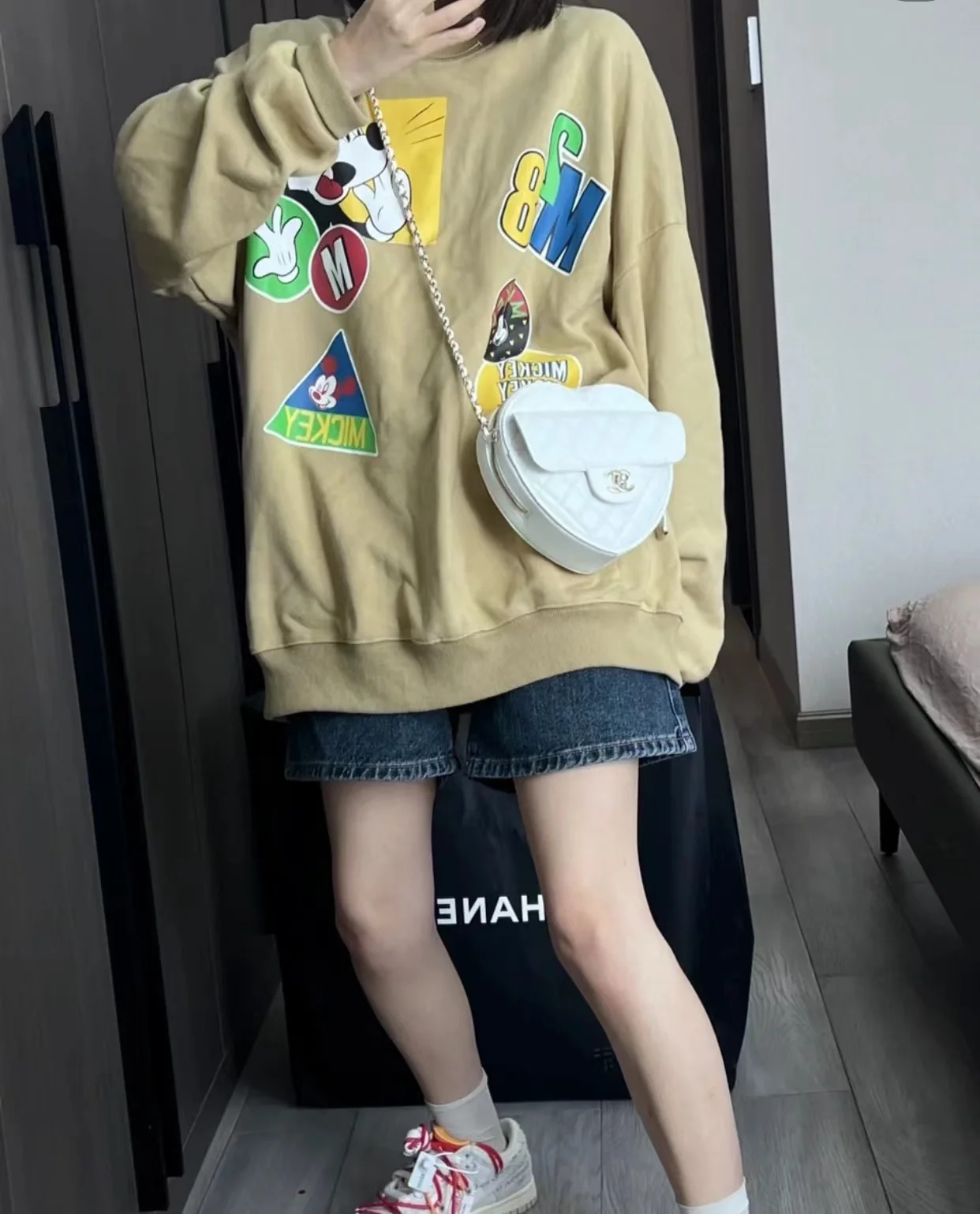 샤넬 하트 모양 양가죽 가방 AS3191 상세 이미지 4