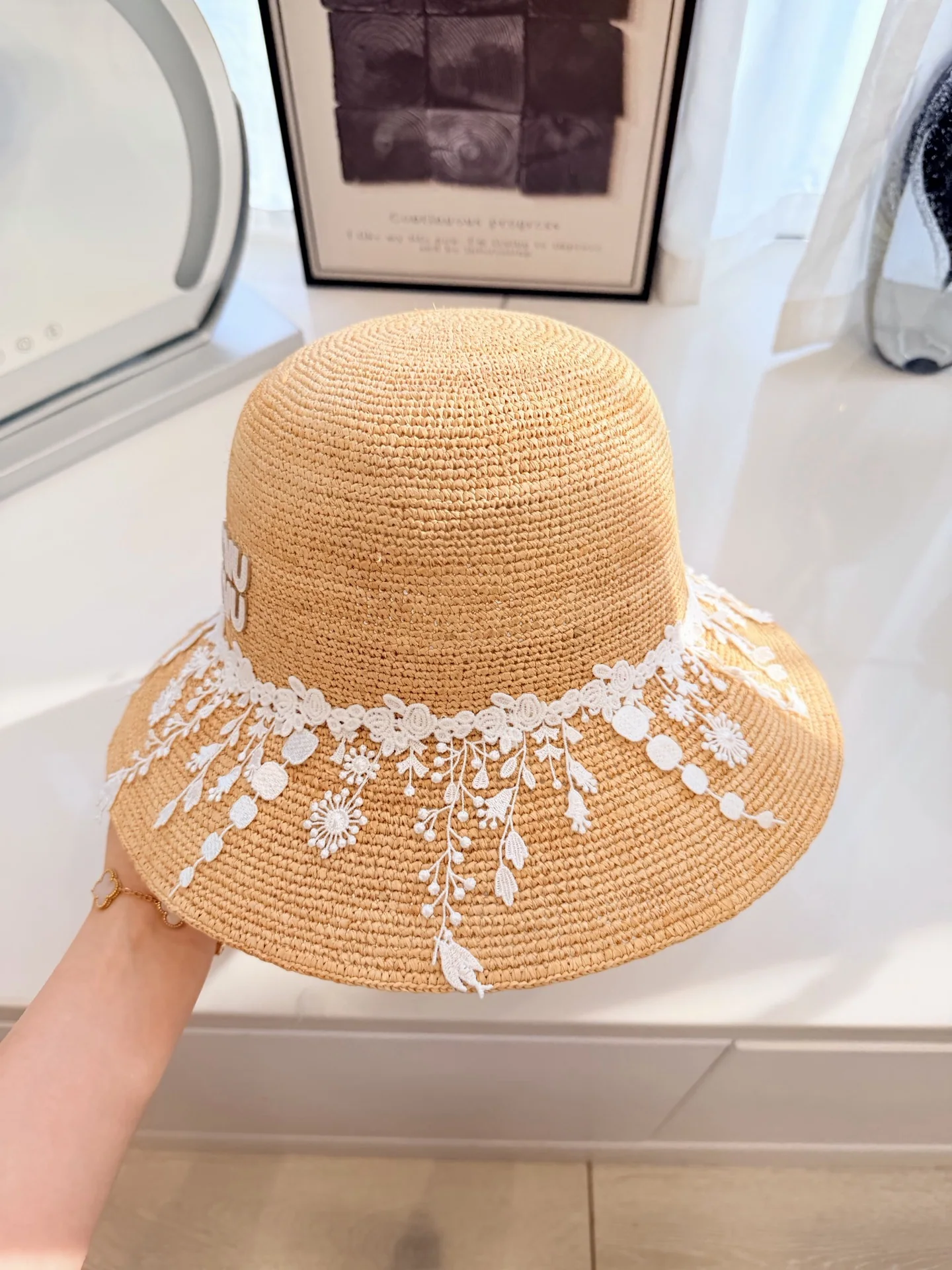 미우미우 모자 80773 Miu Miu Cap 상세 이미지 5
