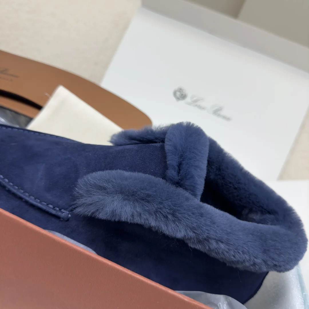 로로피아나 서머워크 코요테 퍼 하이컷 신발 상세 이미지 9