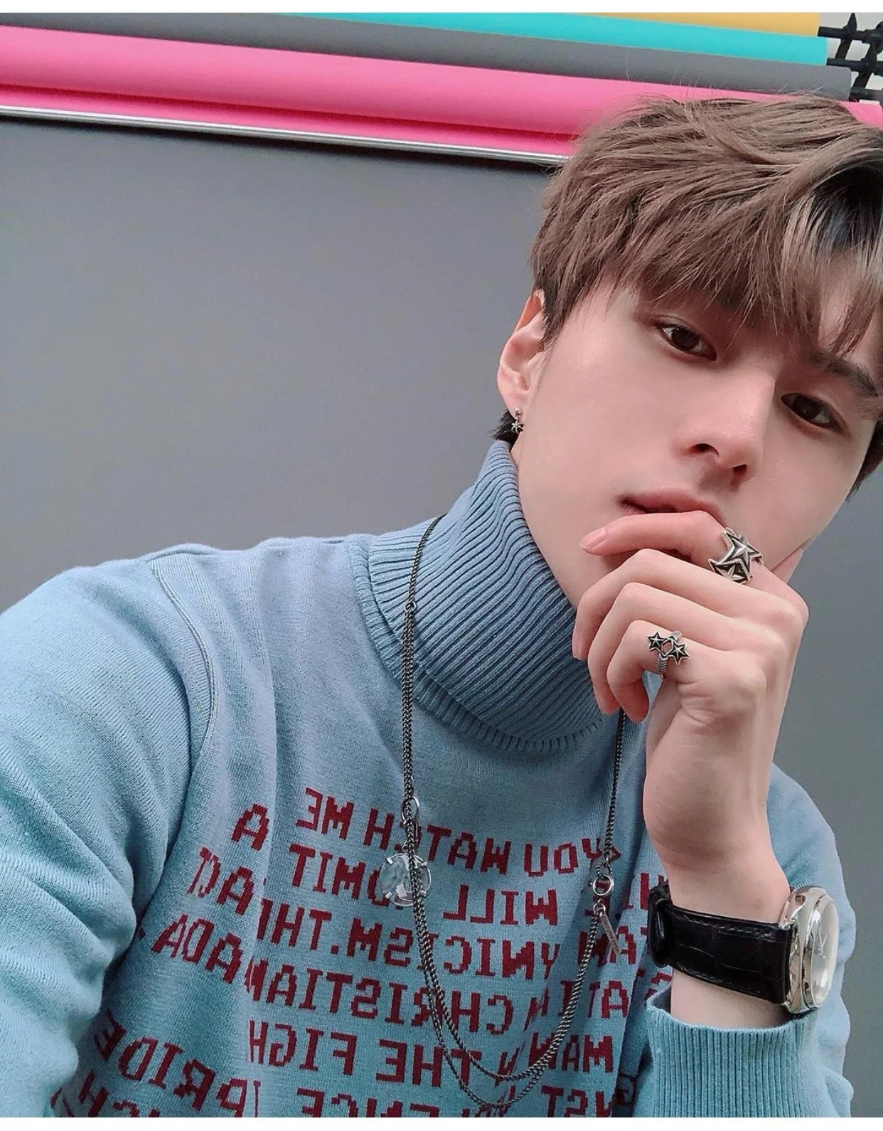 크롬하츠 925 실버 육각별 귀걸이 상세 이미지 7