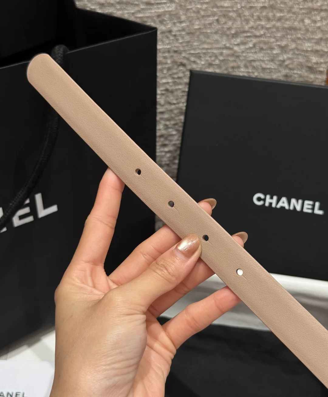 샤넬 타임리스 클래식 더블 C 양면 카프스킨 벨트 상세 이미지 7