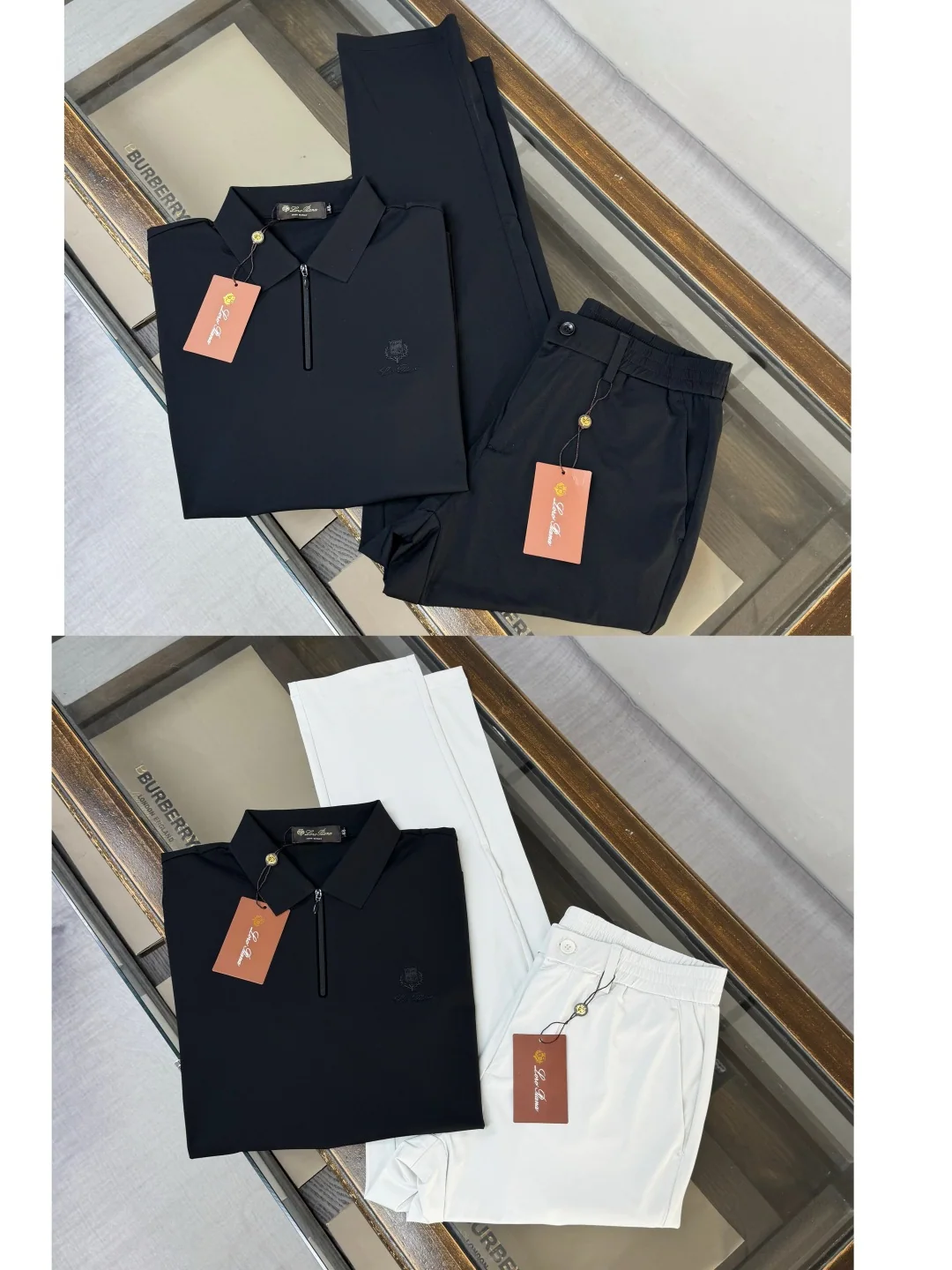 로로피아나 뽕나무 실크 반팔 폴로셔츠 26 SS 상세 이미지 2
