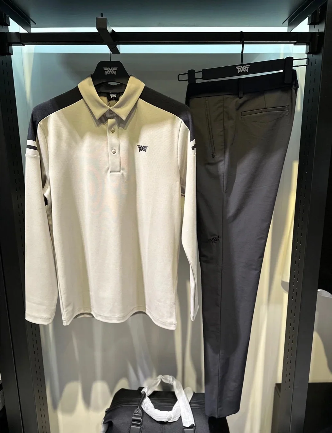 PXG PXG2026 봄 남성용 긴팔 탑 상세 이미지 2