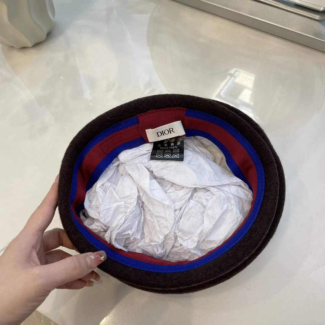 디올 울 베레모 모자 상세 이미지 6